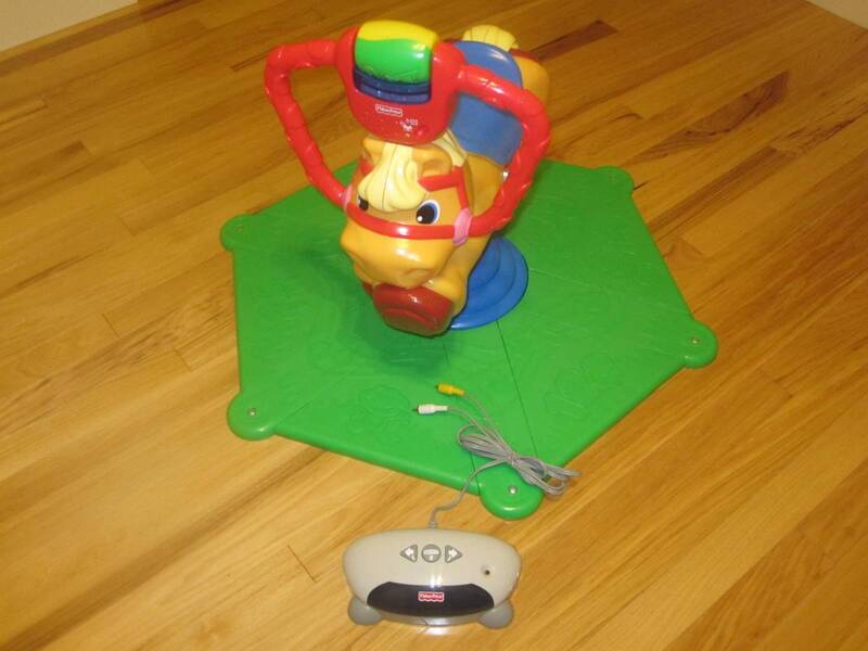 fisher price smart bounce and spin pony